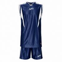 Zeus Kit Sante Maglia da basket + Shorts blu/bianco