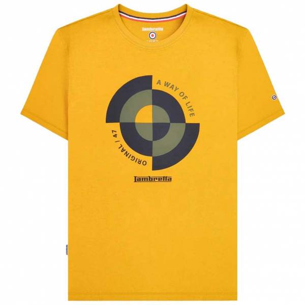 Lambretta Target Quadrant Tee Herren T-Shirt SS1509-GOLD