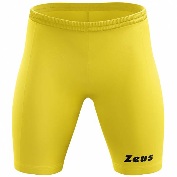 Zeus elastyczne spodenki funkcjonalne Szorty rowerowe żółte