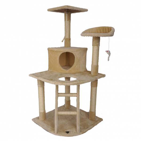 SPOCADO &quot;Rovers&quot; Scratching post for cats 120 x 55 x 55 cm beige