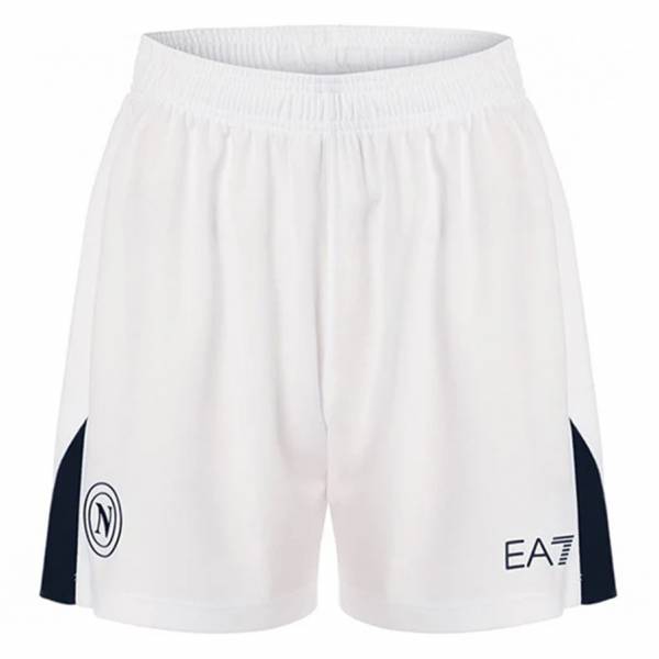 SSC Napoli EA7 Emporio Armani Uomo Pantaloncini per la trasferta EASSCN25G13-WHITE-NAVY
