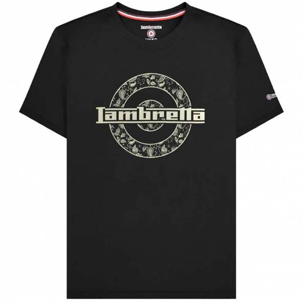 Lambretta Paisley Target Tee Herren T-Shirt SS1011-BLK