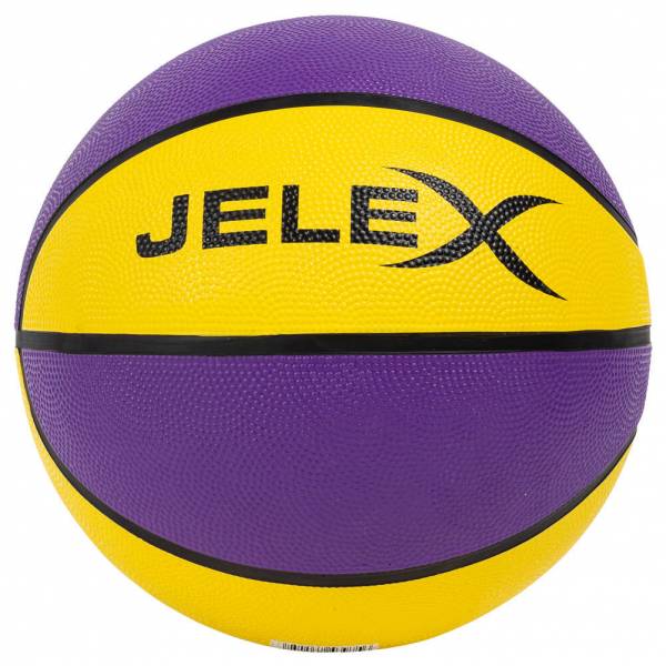 JELEX Sniper Ballon de basket violet-jaune