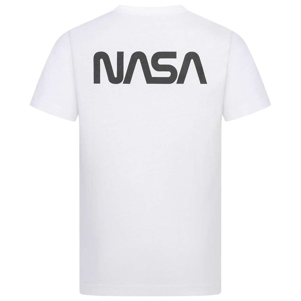 Offizielles NASA Herren T-Shirt Mit Logo - Standard-Passform, 100% Baumwolle, Für Weltraum-Fans