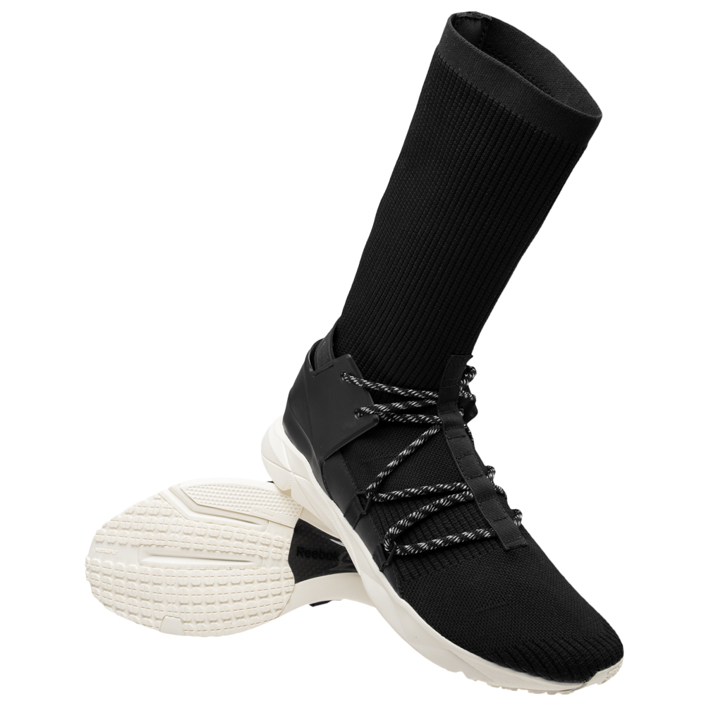 reebok sock runner on feet