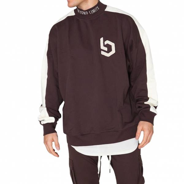 Beyond Limits Oversize Highneck Herren Sweatshirt BL11196
