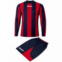 Zeus Kit Zagor Conjunto de fútbol + Pantalones cortos 2 piezas azul/rojo