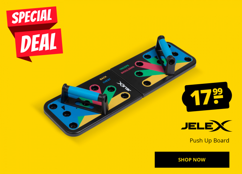 JELEX Push up Board only 17,99 €!