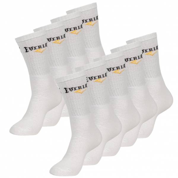 Everlast unisex 9-pack Sports Socks 179005-179006 white