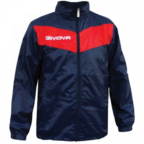 Givova Veste de pluie Rain Scudo bleu marine / rouge