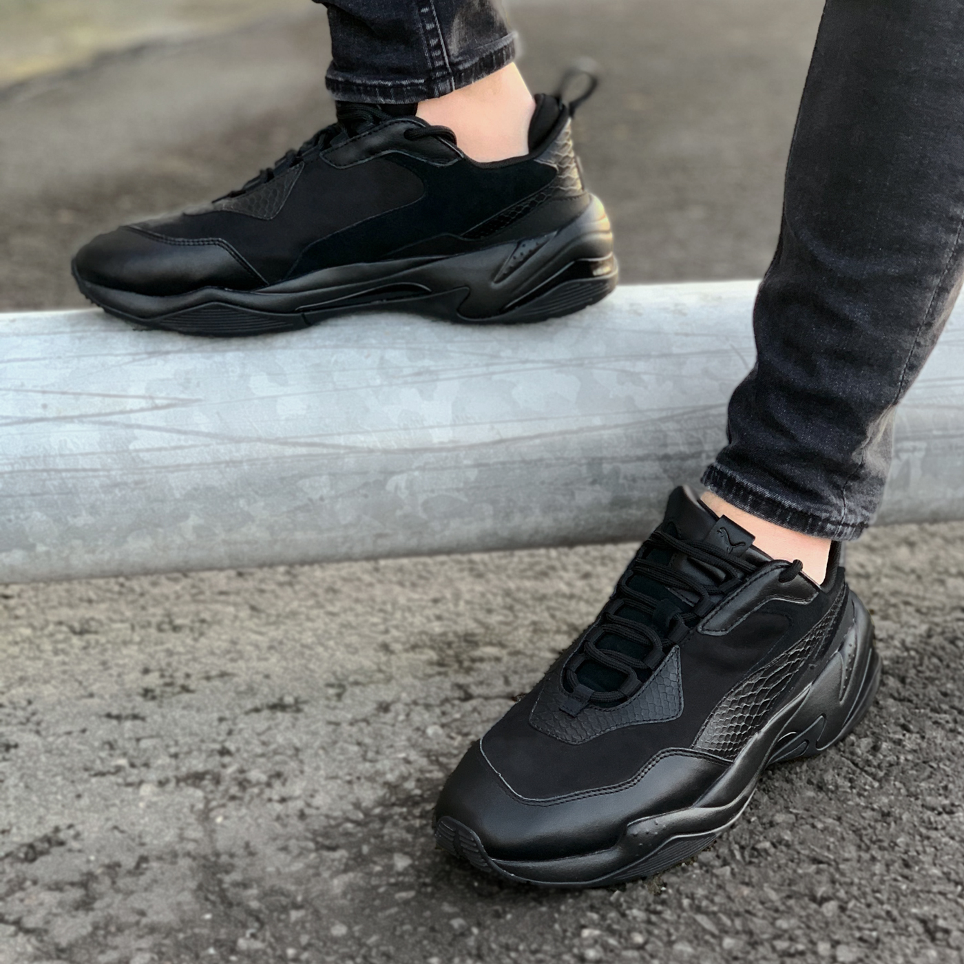 puma thunder desert jaune