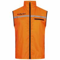 Zeus Uomo Gilet da corsa catarifrangente arancione
