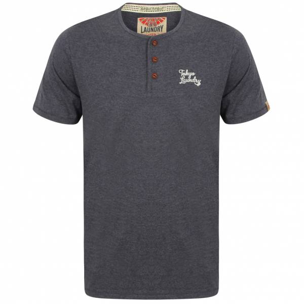 Tokyo Laundry Westby Herren T-Shirt 1C10016 Mood Indigo Marl