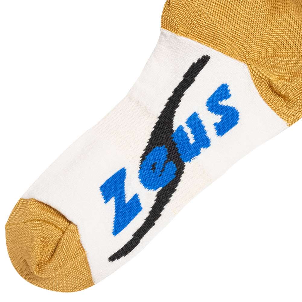 Zeus Calza United Calzettoni da calcio bianco nero