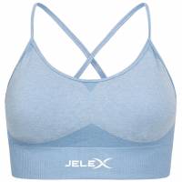 JELEX Angelina Dames Fitness sportbeha blauw