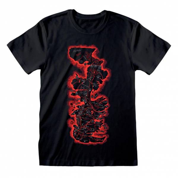 Casa del Dragón Map Hombre Camiseta HOD08735TSB