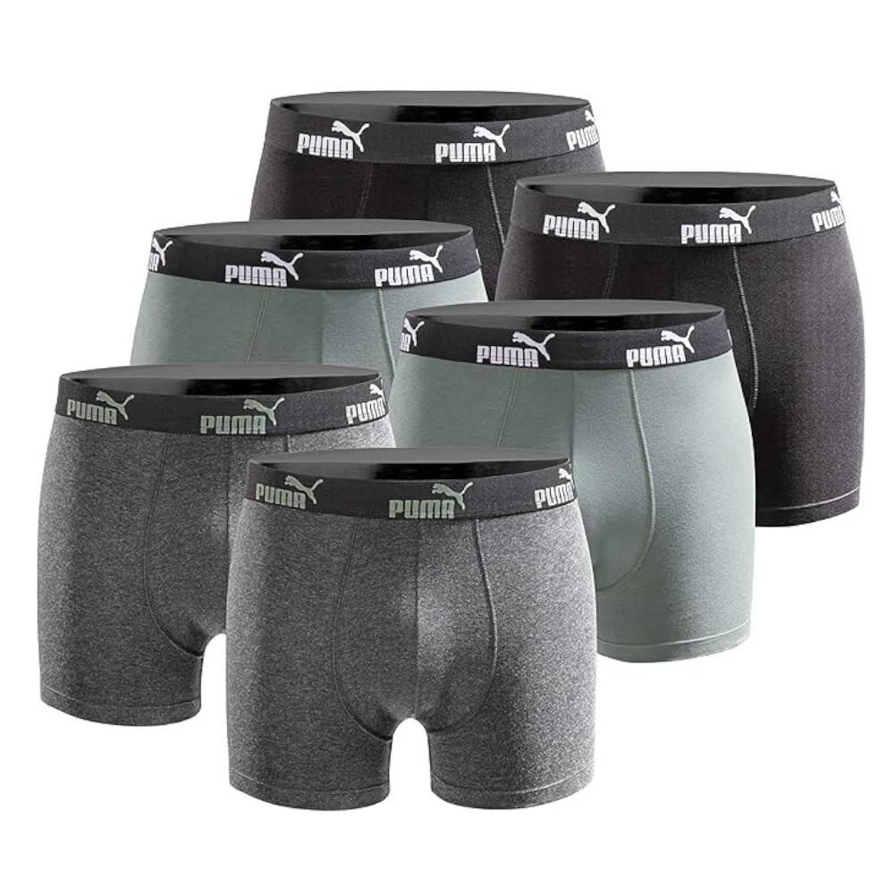 Boxer Briefs Puma Boxer 6er PUMA Boxer Herren Boxershorts 6er-Pack
