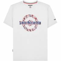 Lambretta Paisley Logo Hommes T-shirt SS1011-WHT