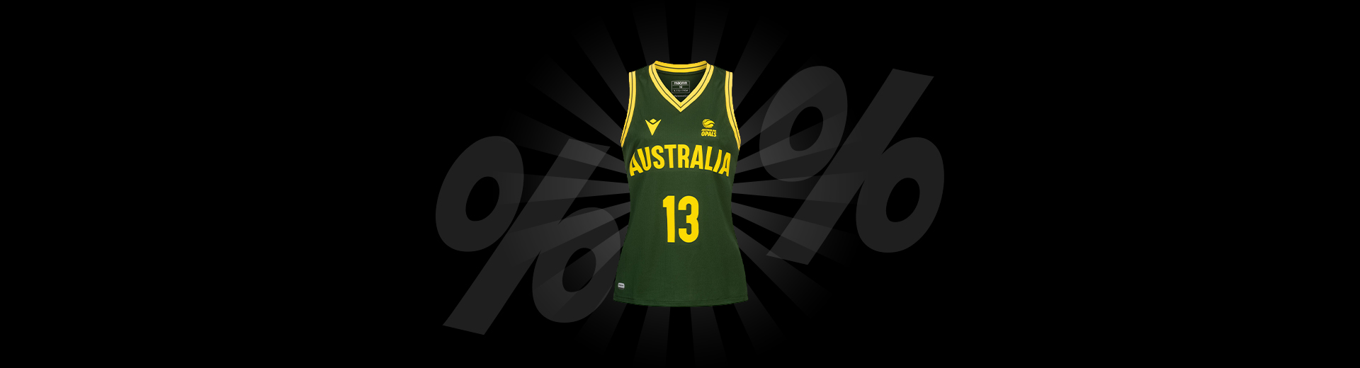 macron Australia Basketball Women's Jersey solo 4,44 €