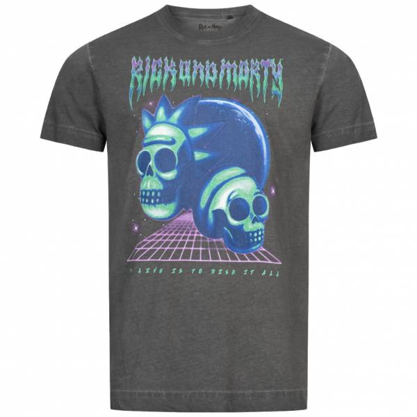 RICK &amp; MORTY Metal Skulls Hommes T-shirt CDMTS247VBL