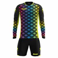Zeus Kit Port.Vintage Hommes Maillot de gardien de but Ensemble giallofluo/fuxia