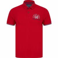 Tokyo Laundry Sporting Goods Hommes Polo 1X18182 Cerise Barados