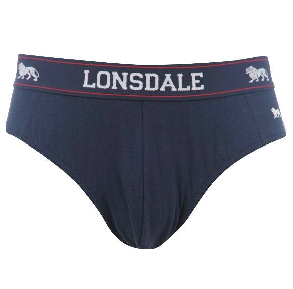Lonsdale Herren Slip 2 St. Unterwäsche navy