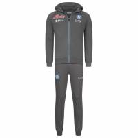 SSC Neapel EA7 Emporio Armani Hombre Chándal con capucha gris EASSCN23R09-MAGNETO