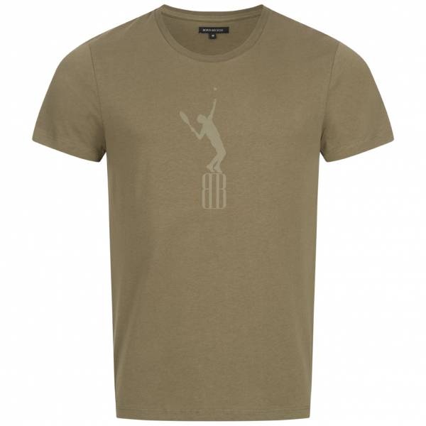 BORIS BECKER Bat Mężczyźni T-shirt premium 21WBBMTST00001-KHAKI