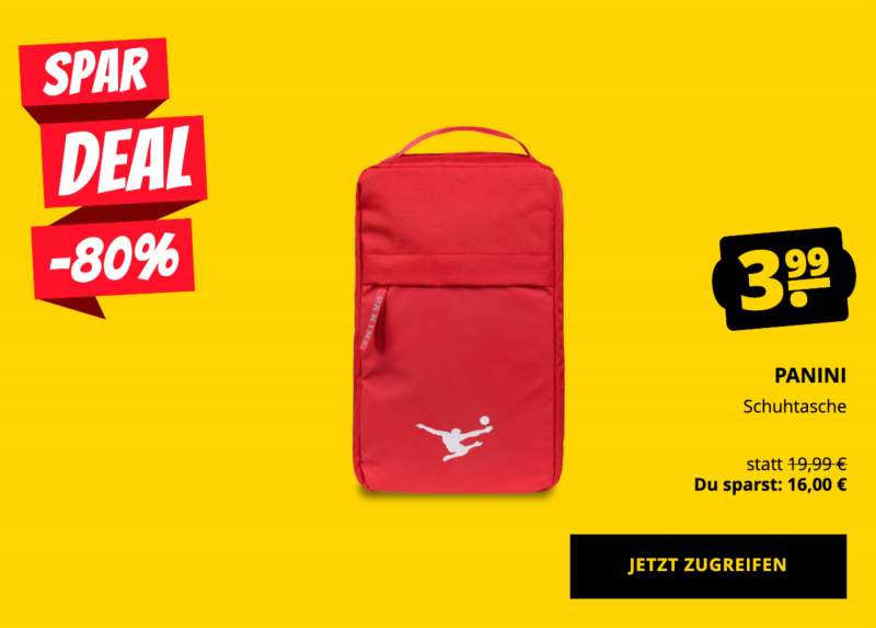 PANINI Schuhtasche nur 3,99 €!