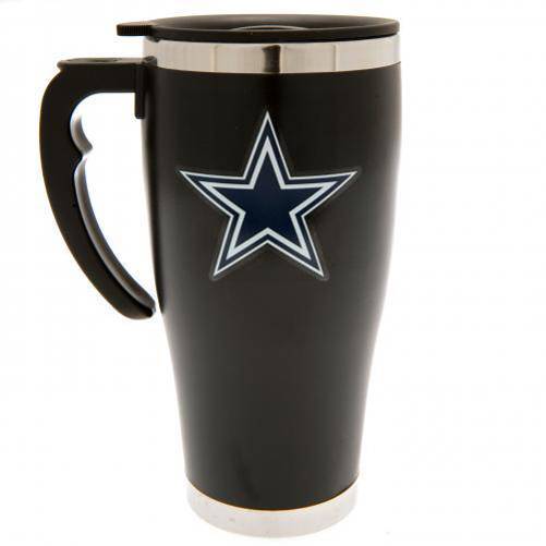 Tasse de voyage NFL à imprimé métallisé Dallas Cowboys Tasse thermique MGNFLTRAVDC