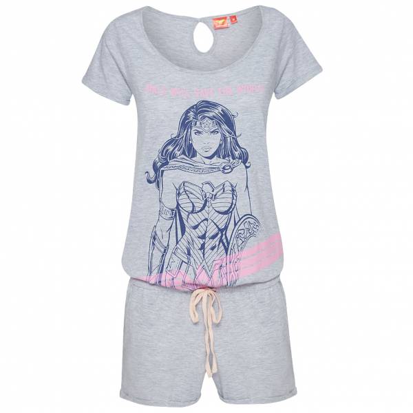 Wonder Woman DC Comics Femmes Pyjama SE3579-gris