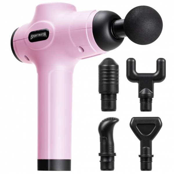 SPORTINATOR "Level Up" Pistola massaggio inclusi accessori rosa