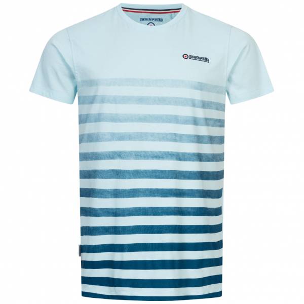 Lambretta Fade Stripe Herren T-Shirt SS5290-COOL BLUE