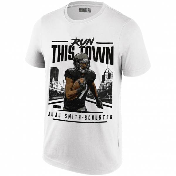 Juju Smith-Schuster Run This Town Pittsburgh Steelers NFL Mężczyźni T-shirt NFLTS12MW