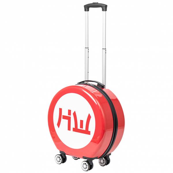 HIDETOSHI WAKASHIMA 18&quot; Designer Trolley bagaglio a mano rosso/bianco