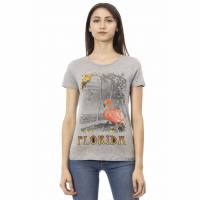 TRUSSARDI Action Mujer Camiseta Gris 2BT10012
