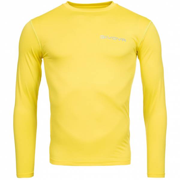 Givova Haut base-layer Haut de sport Corpus 3 jaune