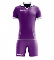 Zeus Kit Scorpion Trikot + Shorts Set viola/bianco