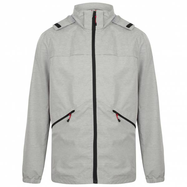 Tokyo Laundry Bevington Hooded Winbreaker Herren Jacke 1J10633 Silver Grey