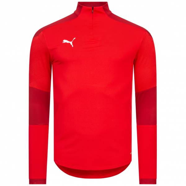PUMA teamFINAL21 1/4 Zip Herren Sweatshirt 656968-01