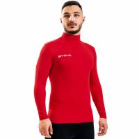 Givova Baselayer Corpus 3 Camiseta funcional de cuello alto rojo