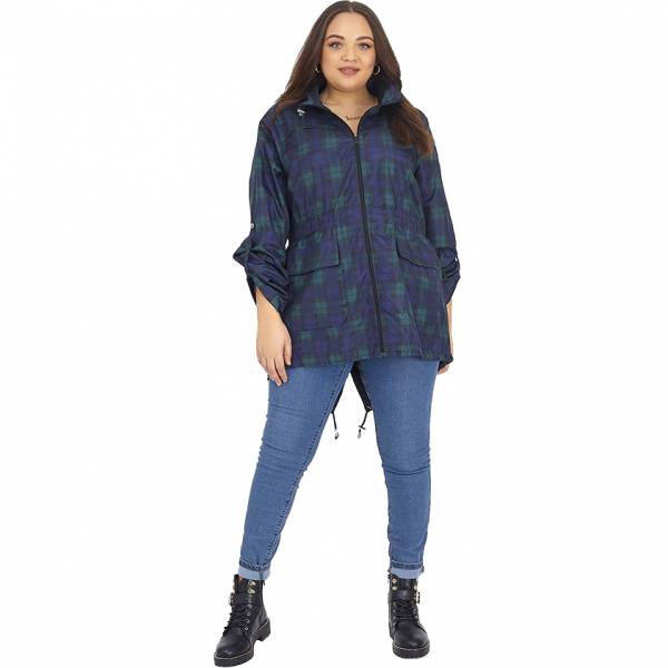 BRAVE SOUL Plus Size Fishtail Women Parka XLJK-RAVECHECK