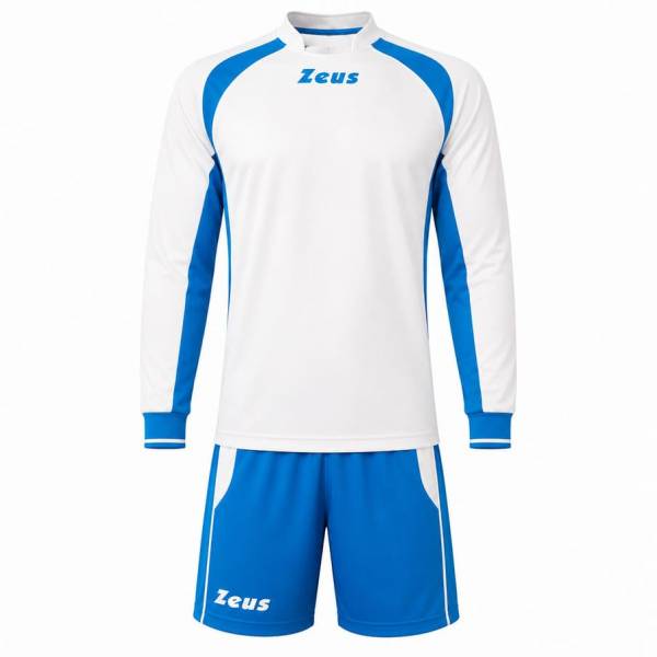 Zeus Kit Pippo Voetbaltenue + Short 2-delig bianco/royal blue