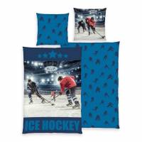 Hokej na lodzie Pościel Zestaw 135 x 200 cm + 80 x 80 cm 4459413050998