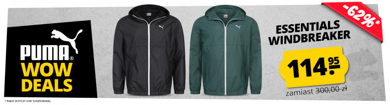 PUMA Essentials Windbreaker tylko 114,95 Zł