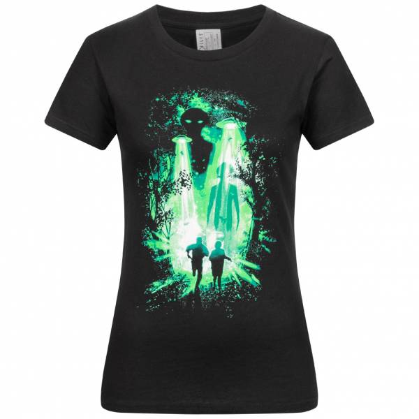 Loot Wear x The X-Files Green Light Ufo Mujer Camiseta