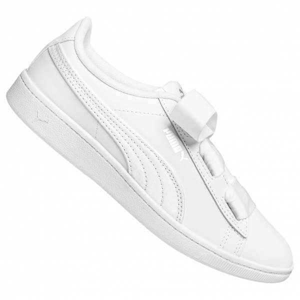 PUMA Vikky Ribbon Satin Enfants Sneaker en cuir 369543-02