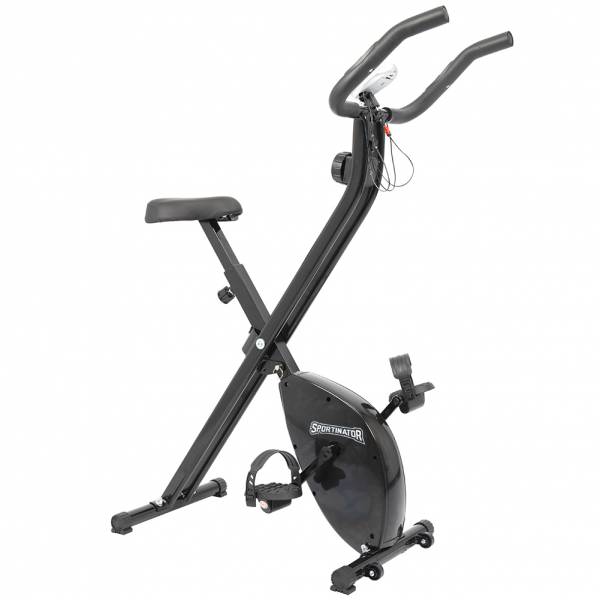 SPORTINATOR X-Bike faltbarer Heimtrainer schwarz