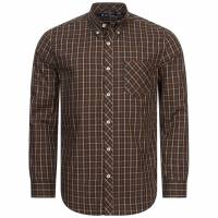 BEN SHERMAN House Check Hombre Camisa de manga larga 0077861-MARINA